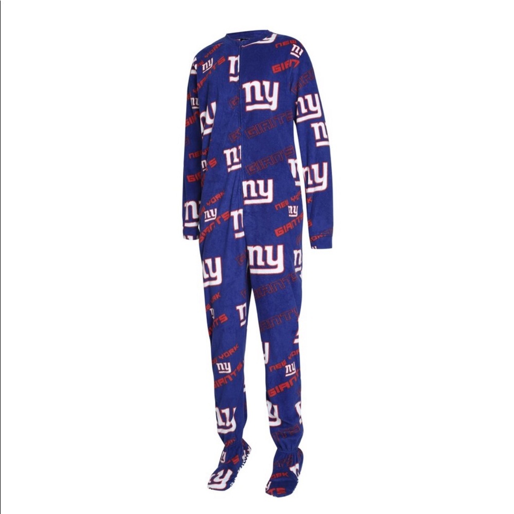Women’s New York Giants footed pajamas - sleepsuit